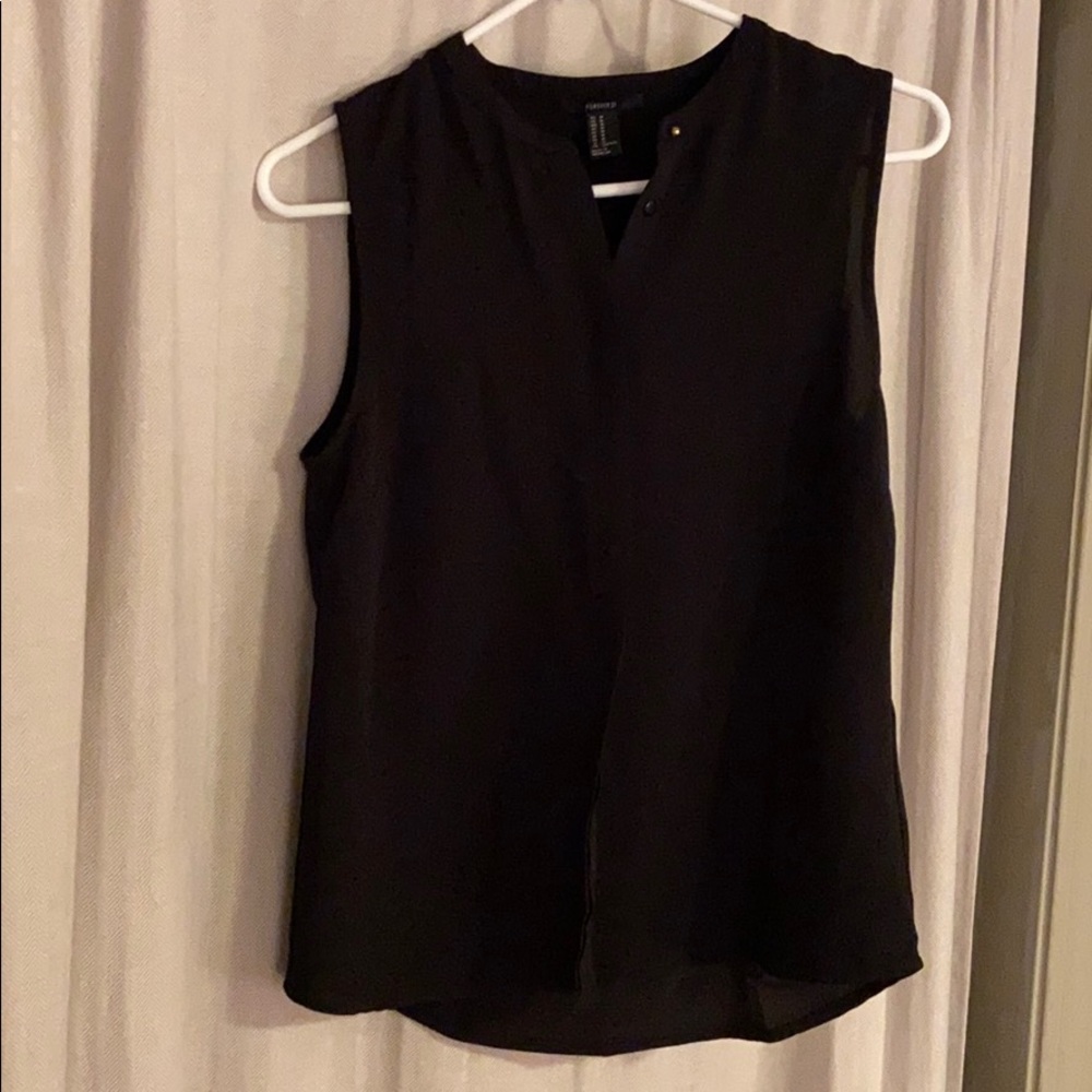 Black tank top